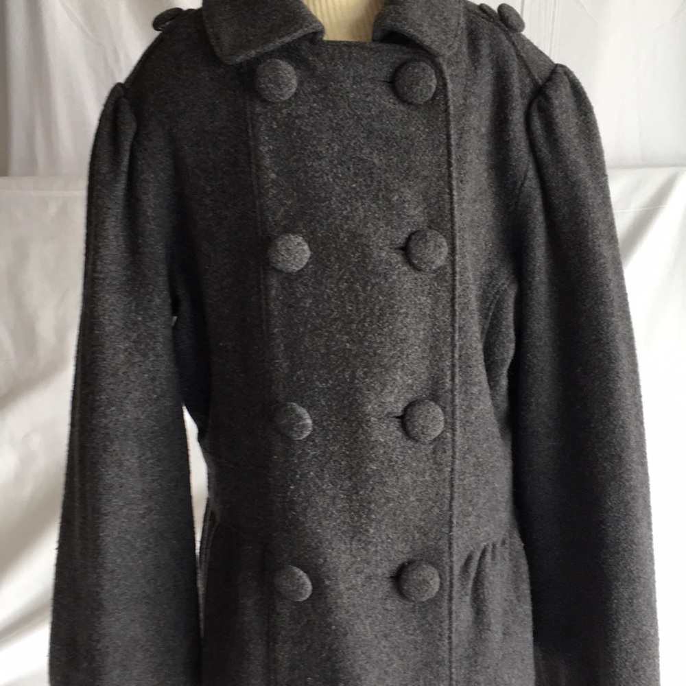 Gap kids wool blend girls coat sz10-11 yrs - Picture 4 of 8